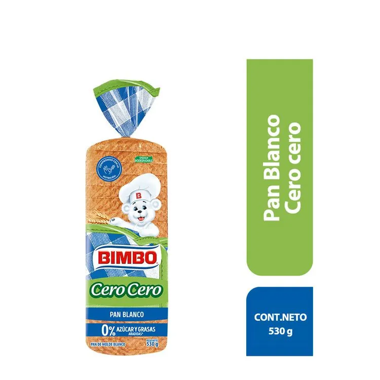 bimbo blanco cero 530g