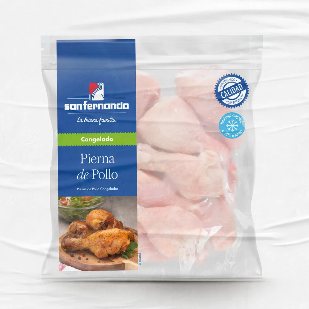 San Fernando pierna de pollo congelada 1k